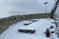 Cetatea Devei iarna 45