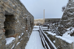 Cetatea Devei iarna 60
