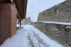 Cetatea Devei iarna 80