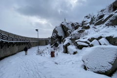 Cetatea Devei iarna 82