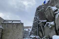 Cetatea Devei iarna 85