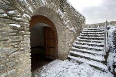 Cetatea Devei iarna 87