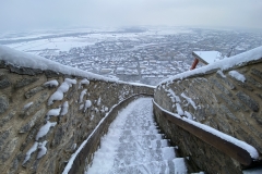 Cetatea Devei iarna 91