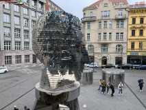 Statuia Franz Kafka Praga aprilie 2023 01