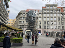 Statuia Franz Kafka Praga aprilie 2023 05